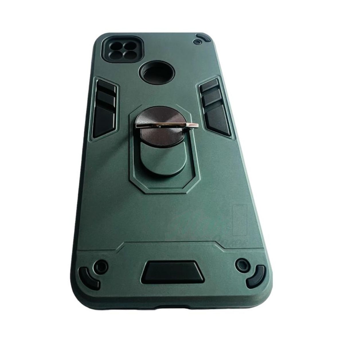 GENERICO - Carcasa Para Xiaomi Redmi 10a Anti Golpes Anillo Plomo