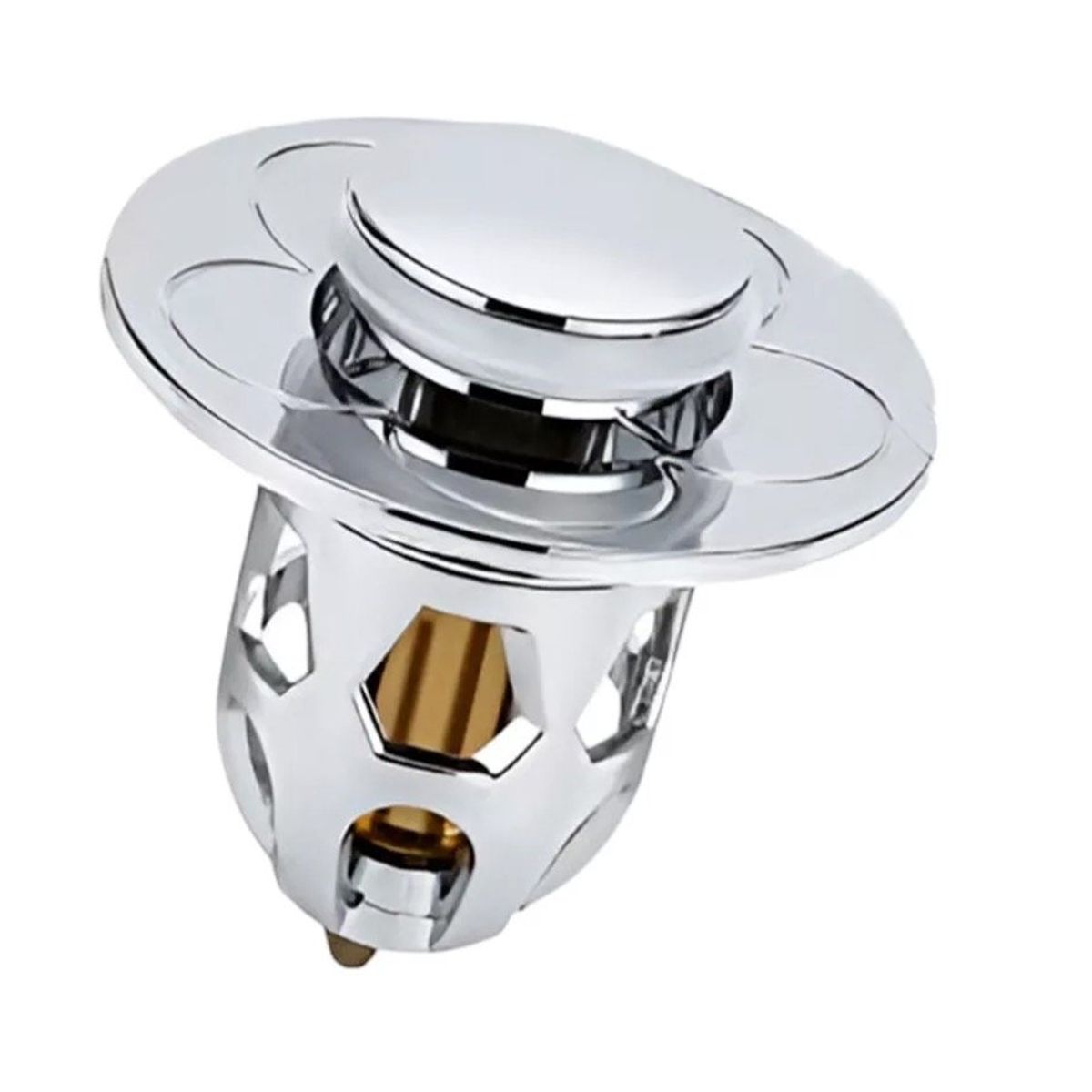 GENERICO - Tapón Pop Up Válvula Desagüe Universal Lavamanos Ducha