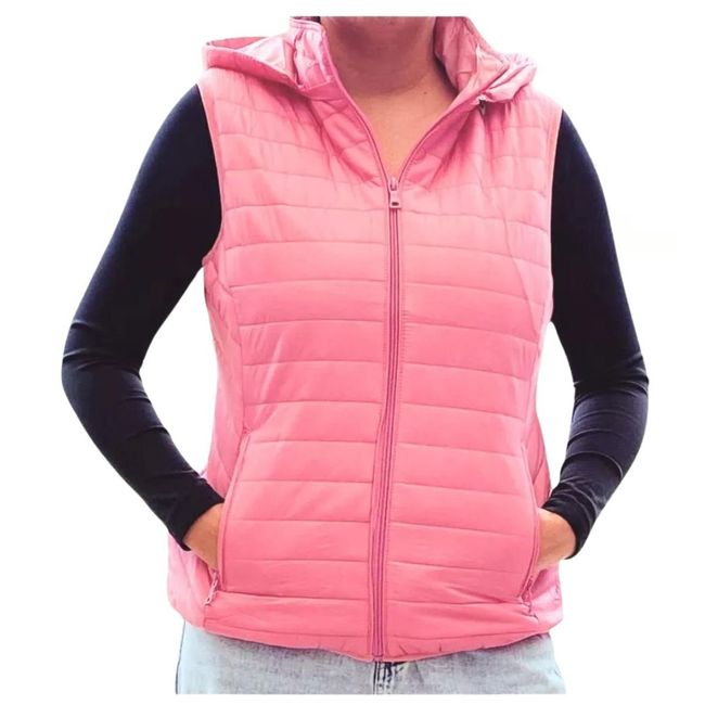 LIKE SHOP - Parka Sin Mangas Chaqueta Mujer Colores H62