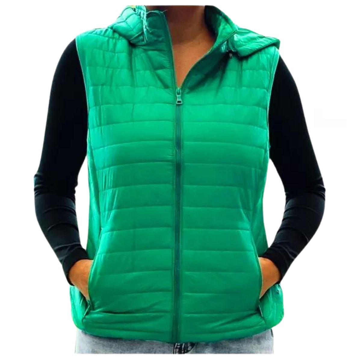 LIKE SHOP - Parka Sin Mangas Chaqueta Mujer Colores H62