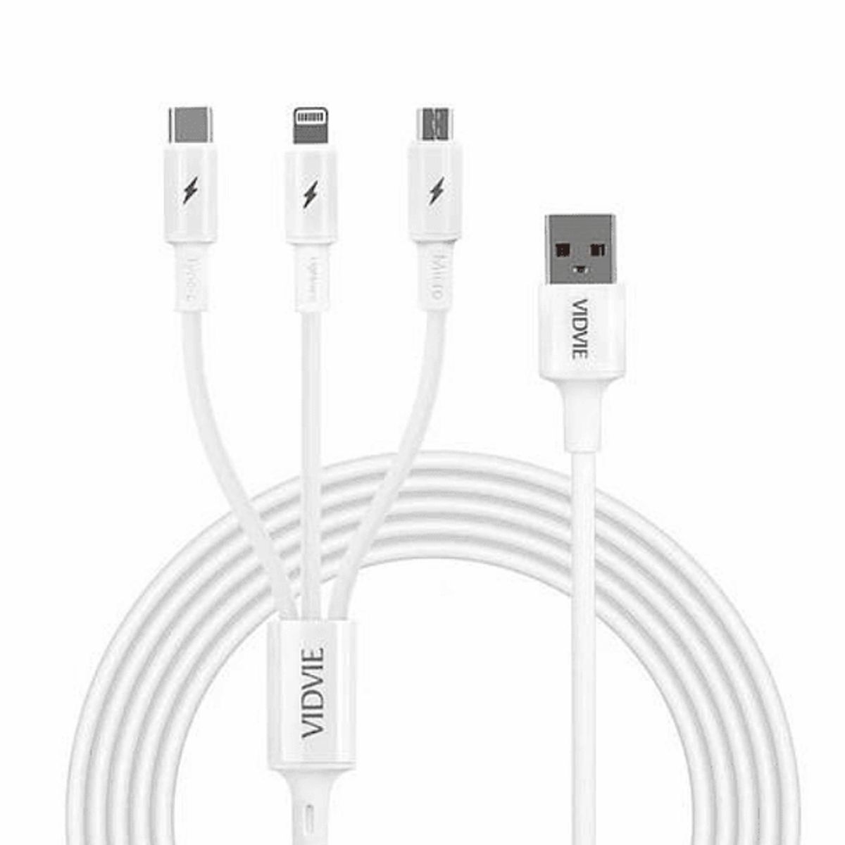 GENERICO - Cable Usb 3 En 1 Samsung iPhone Xiaomi  Carga Rápida Usb C