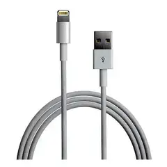 GENERICO - Cable De Carga Compatible iPhone 6 7 8 X Ipad Lightning 1 Metro