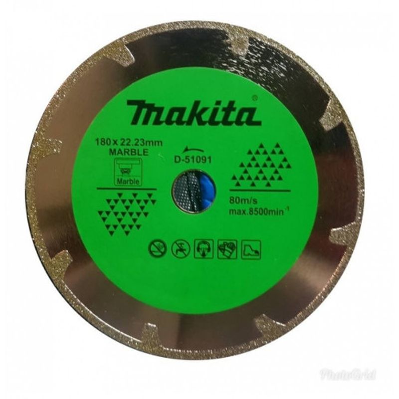 MAKITA - Disco Diamantado Electrochapado 180x2223 mm Mármol Makita D-51091