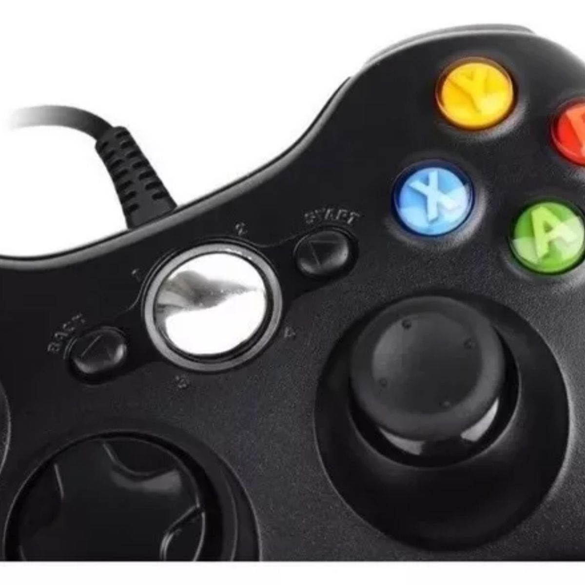 GENERICO - Joystick Xbox 360 Usb Vibración Negro Puntostore juego