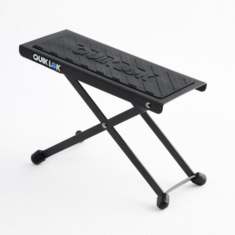 QUIKLOK - Taburete Metalico Para Guitarrista Clasico ColorNegro Fs01
