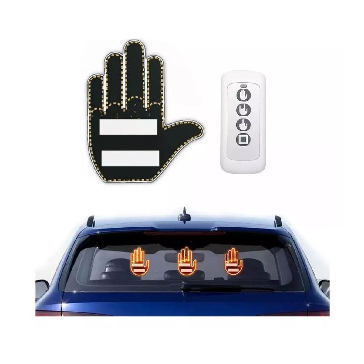 GENERICO - Señal De Mano Led Luz De Gesto Control Remoto a Pilas