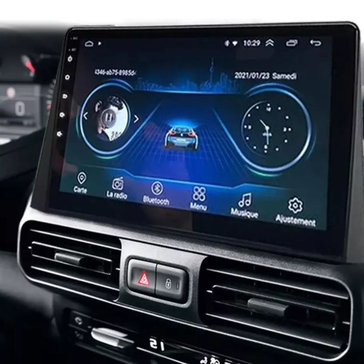 GENERICO - RADIO QLED CARPLAY / ANDROID AUTO  ANDROID 13 PEUGEOT PARNERT