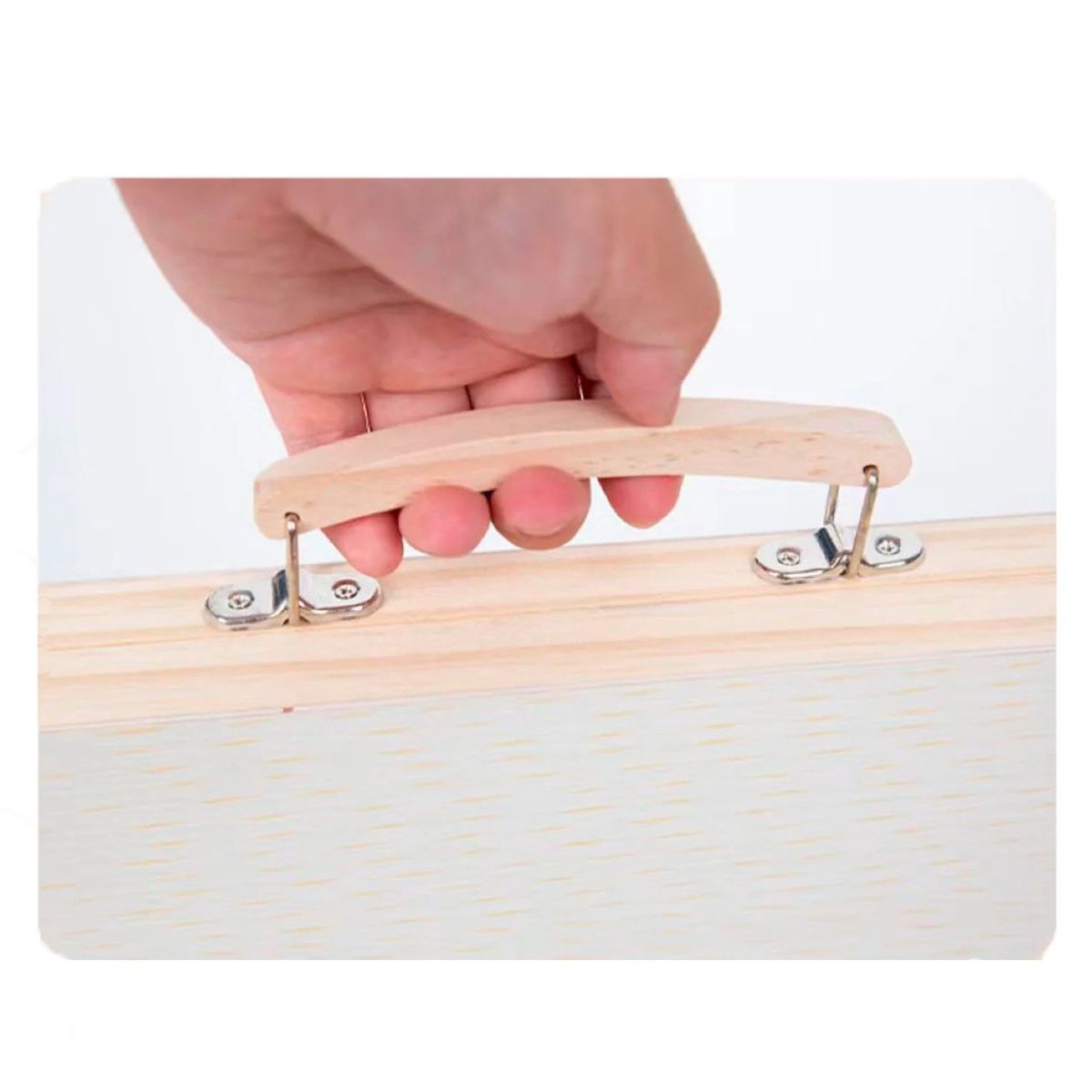 GENERICO - Maleta De Madera 180 Lápices Crayones Acuarela