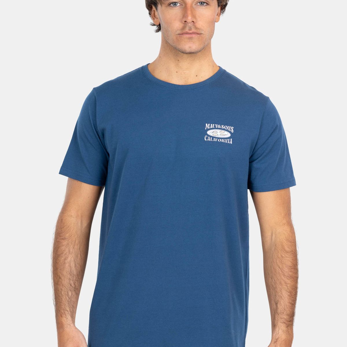 MAUI AND SONS - Polera MC Cal Mu Azul Hombre Maui And Sons