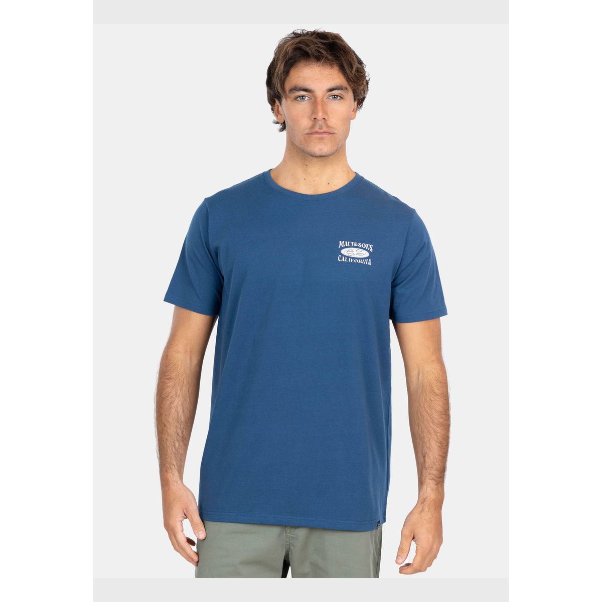 MAUI AND SONS - Polera MC Cal Mu Azul Hombre Maui And Sons