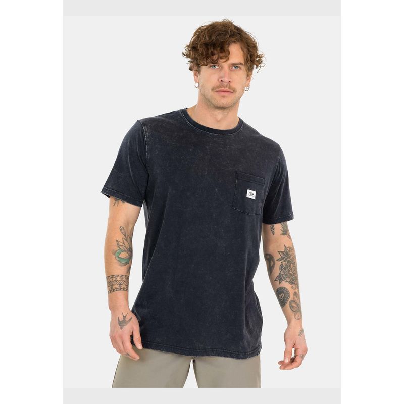 MAUI AND SONS - Polera MC Kyla  Negro Hombre Maui And Sons