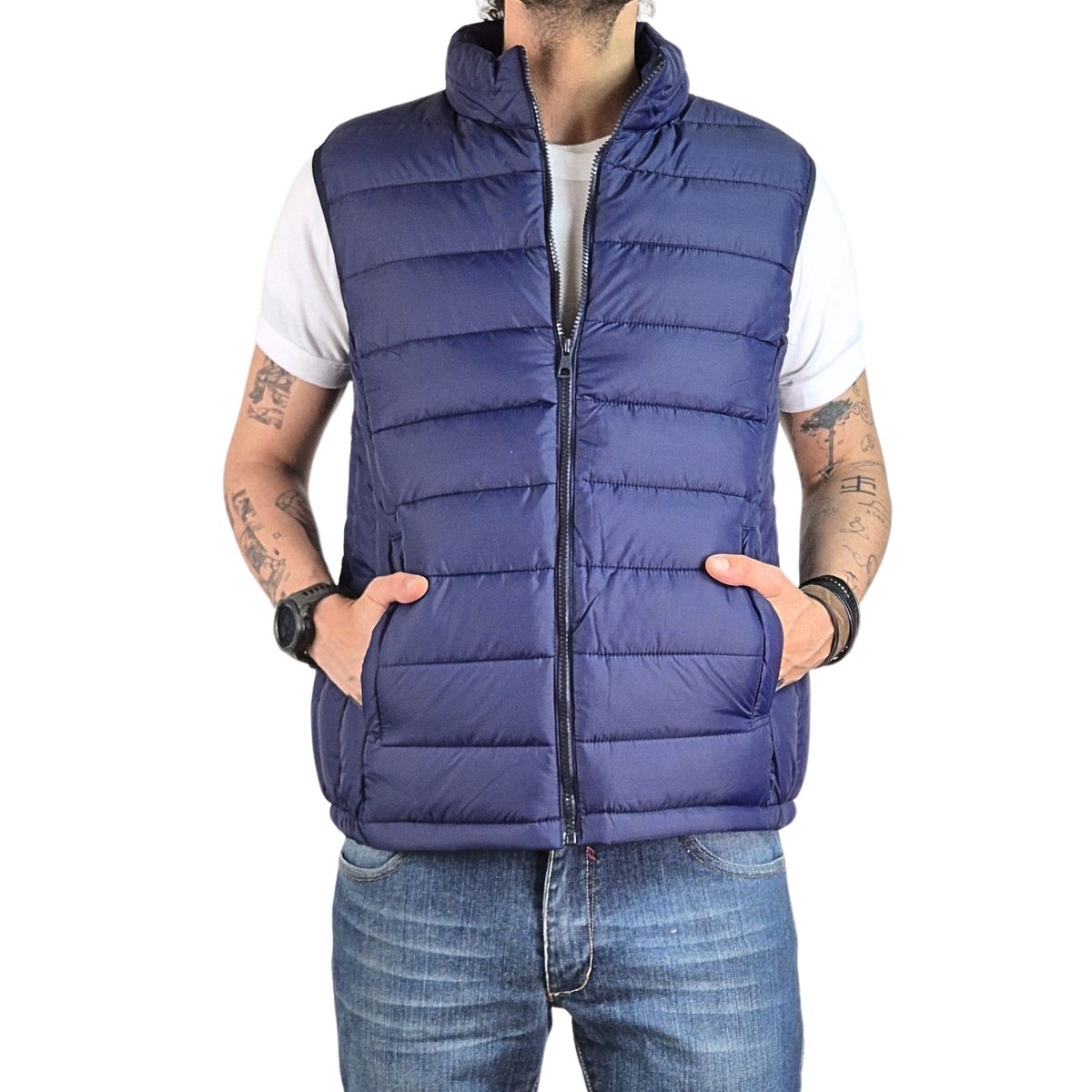 LIKE SHOP - Parka Sin Mangas Hombre Chaqueta Calidad Premium Resistente Agua 902