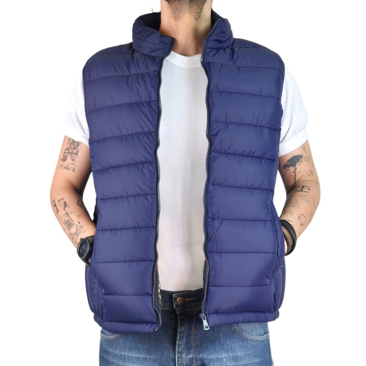 LIKE SHOP - Parka Sin Mangas Hombre Chaqueta Calidad Premium Resistente Agua 902