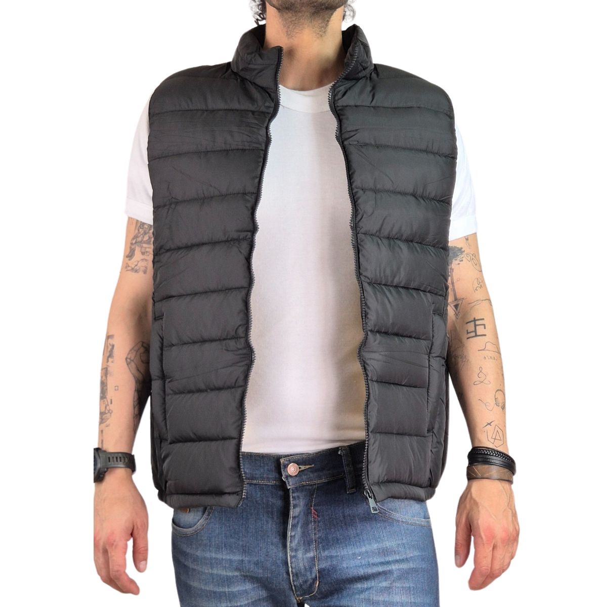 LIKE SHOP - Parka Sin Mangas Hombre Chaqueta Calidad Premium Resistente Agua 902
