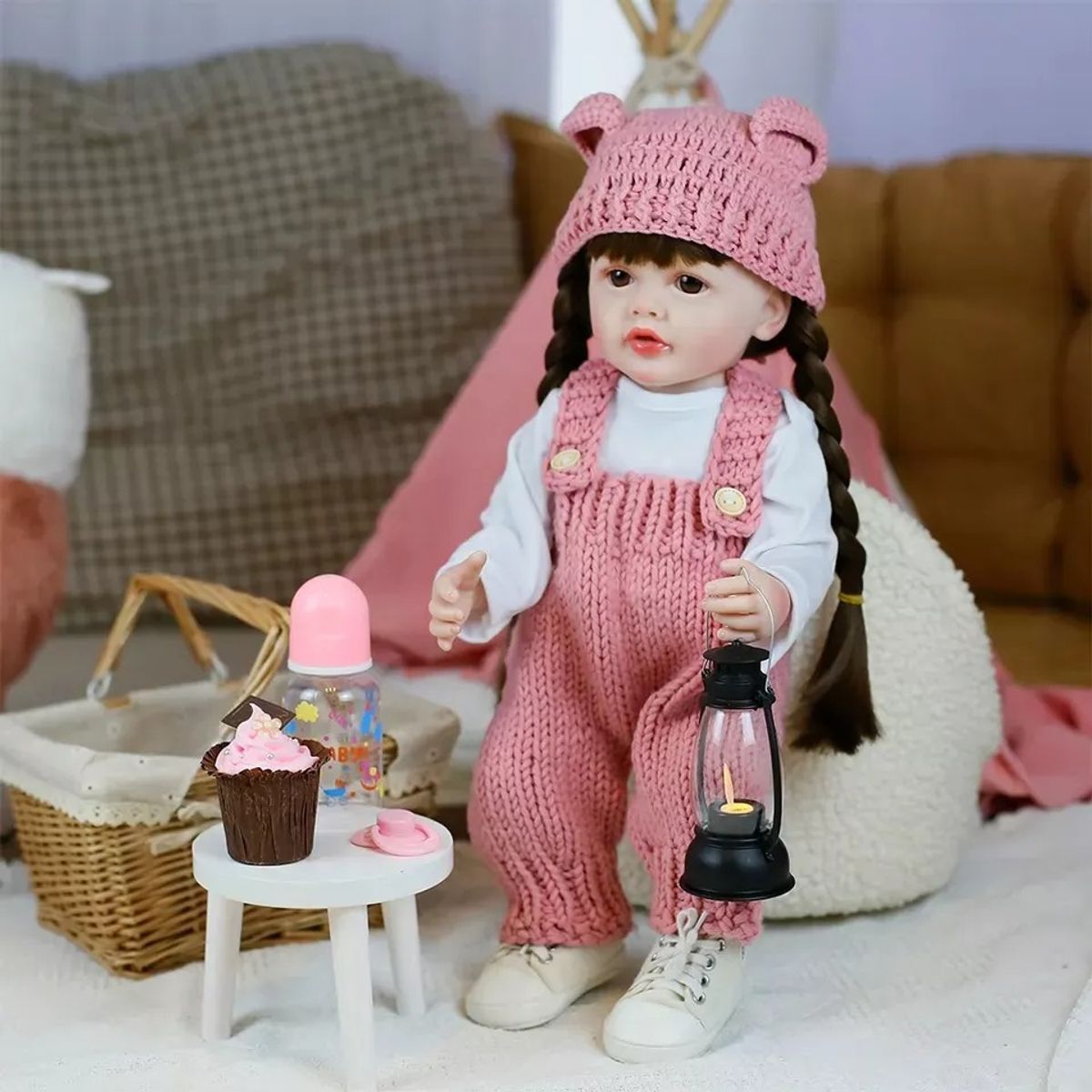 GENERICO - Muñeca Bebé Reborn Realista De Silicona Completa