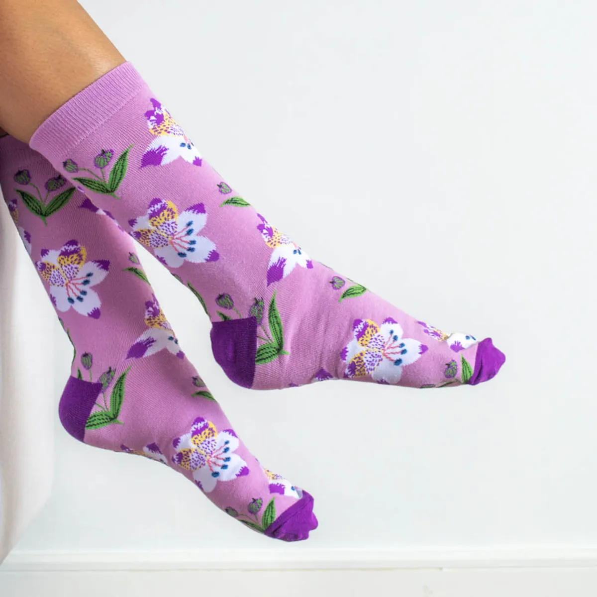 LA OTRA ROMI - Pack 4 Calcetines Flora Nativa La Otra Romi Mujer Algodón