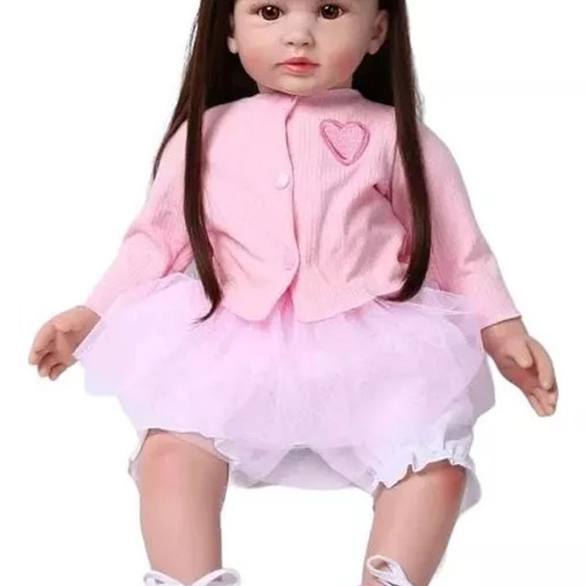 GENERICO - Muñeca Bebé Resborn 60 Cm