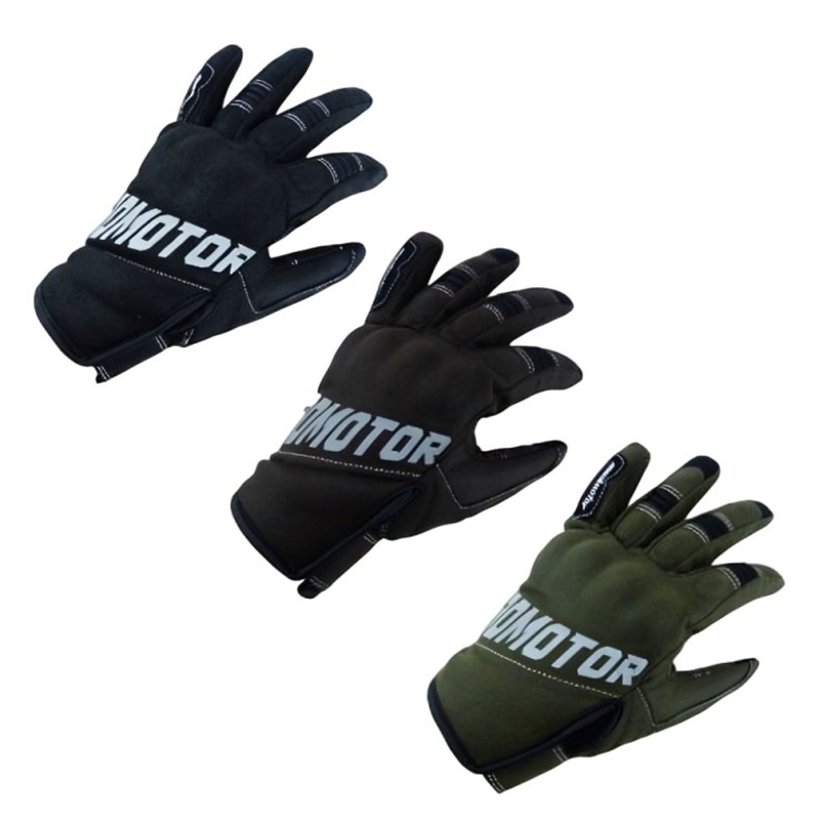 OEM - GUANTE PARA MOTO MADMOTOR MODMT-33 TOUCHCORREA AJUSTABLE