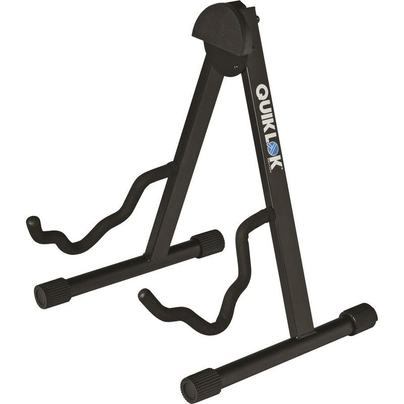 QUIKLOK - Atril Para GuitarraBajo Plegable Marco A ColorNegro Gs438