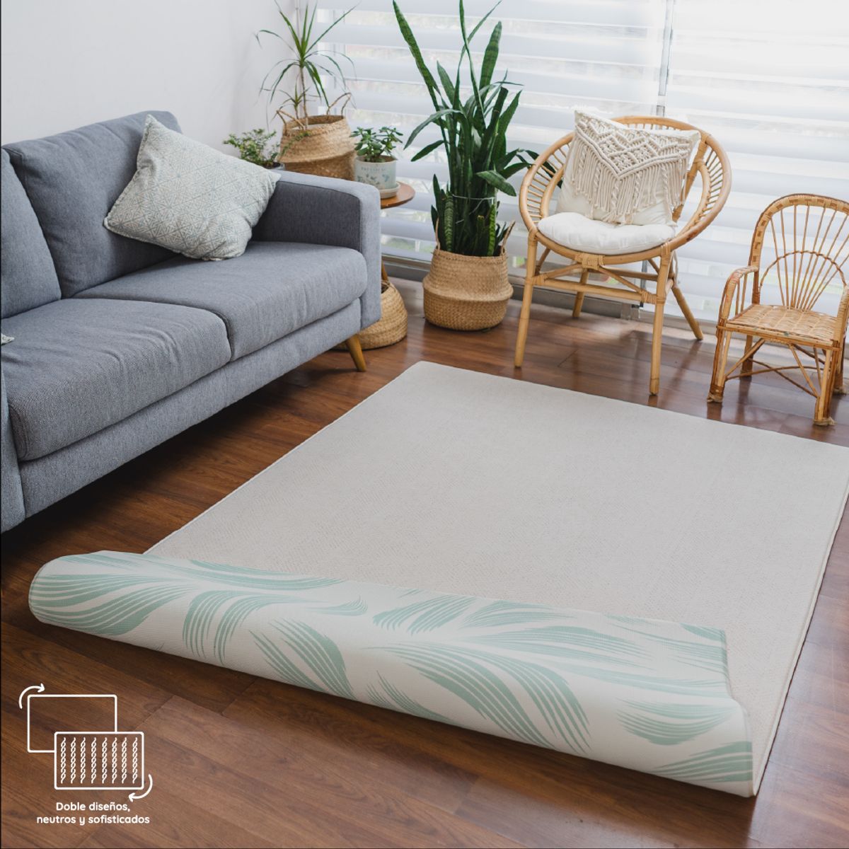 HAPPYMAT - Alfombra Playmat My Little One, 140 x 210 cm, 1.3 cm de espesor