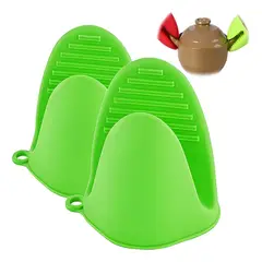 GENERICO - 2 Guantes Para Horno Protector Guante De Silicona Cocina