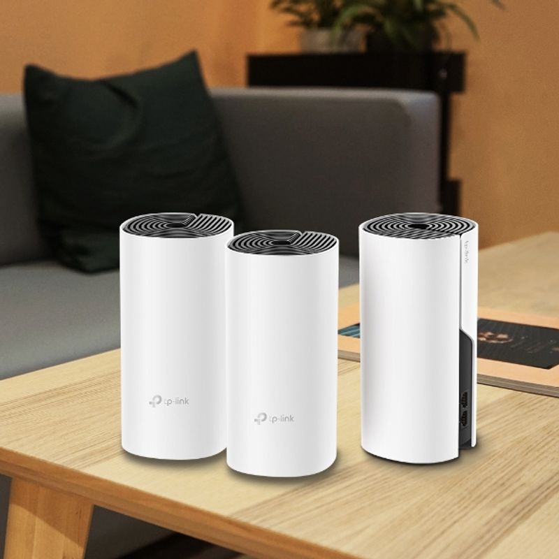 TP LINK - Router Wifi Tp-link Mesh Deco E4 Ac1200 3 Unidades