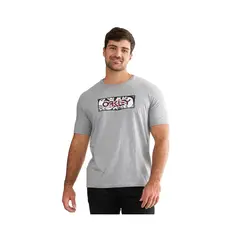 OAKLEY - Polera The Walls B1B Hombre Gray