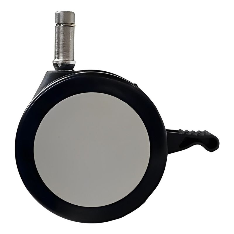 BLOCCARE - Rueda Tfx Para Cama Flex Con Freno, Vástago 1.05 Cm