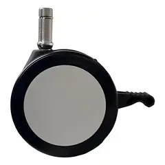 BLOCCARE - Rueda Tfx Para Cama Flex Con Freno, Vástago 1.05 Cm