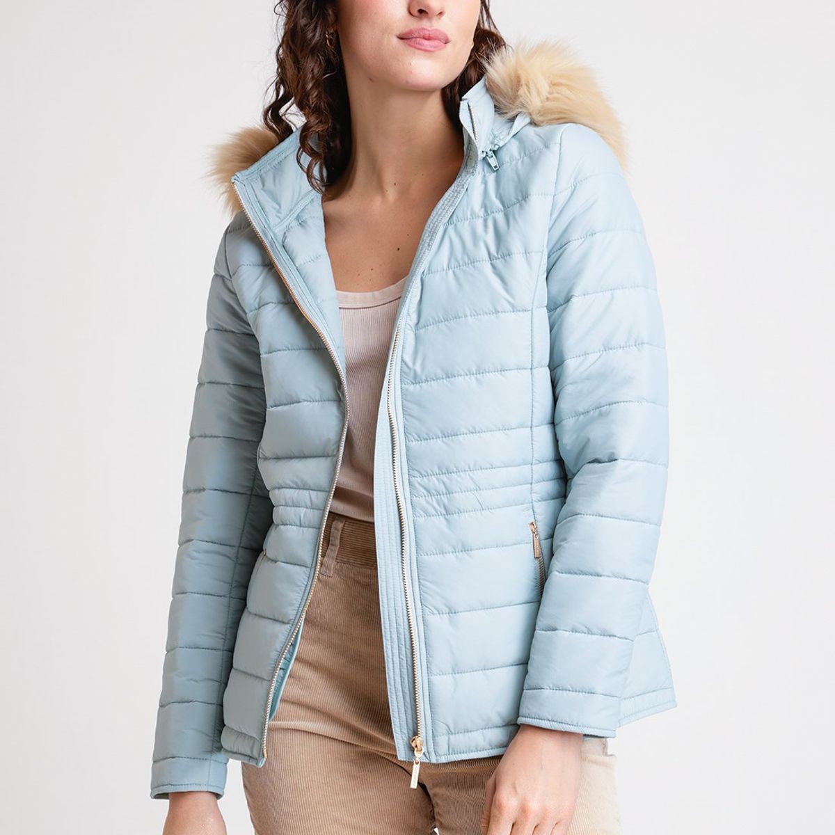 CANADIENNE - Parka de Mujer Modelo Lorenza Color Menta