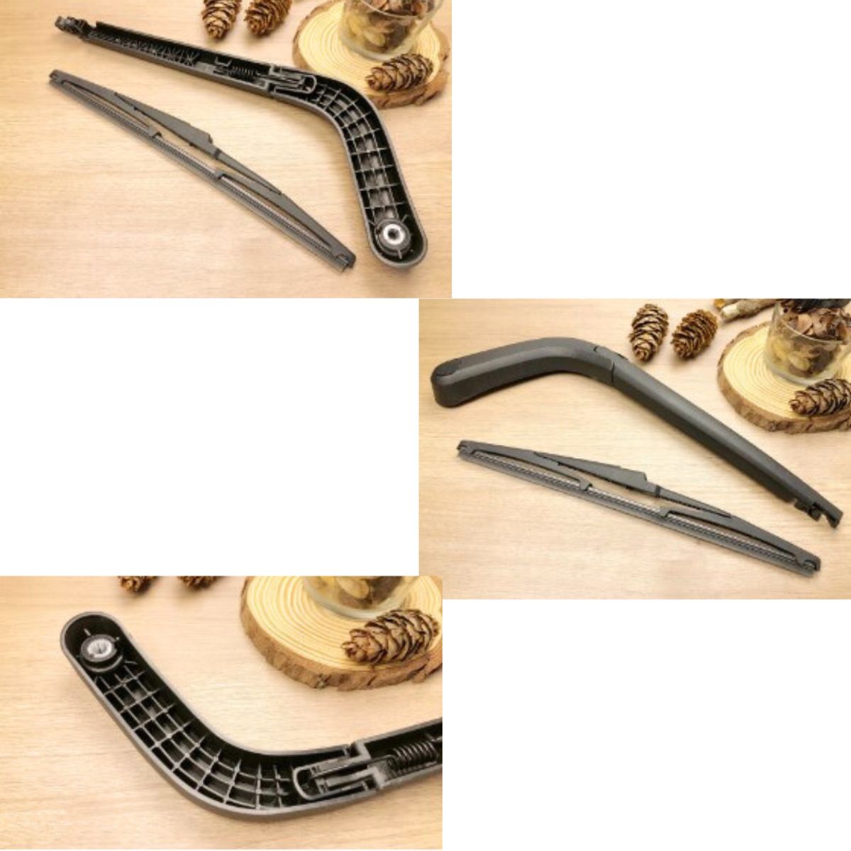 GENERICO - Plumilla+ Brazo Trasero Compatible Chevrolet Spark 2010-2014