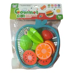 GENERICO - Canasta Frutera Juguete cocina verduras Con Corte Y Velcro