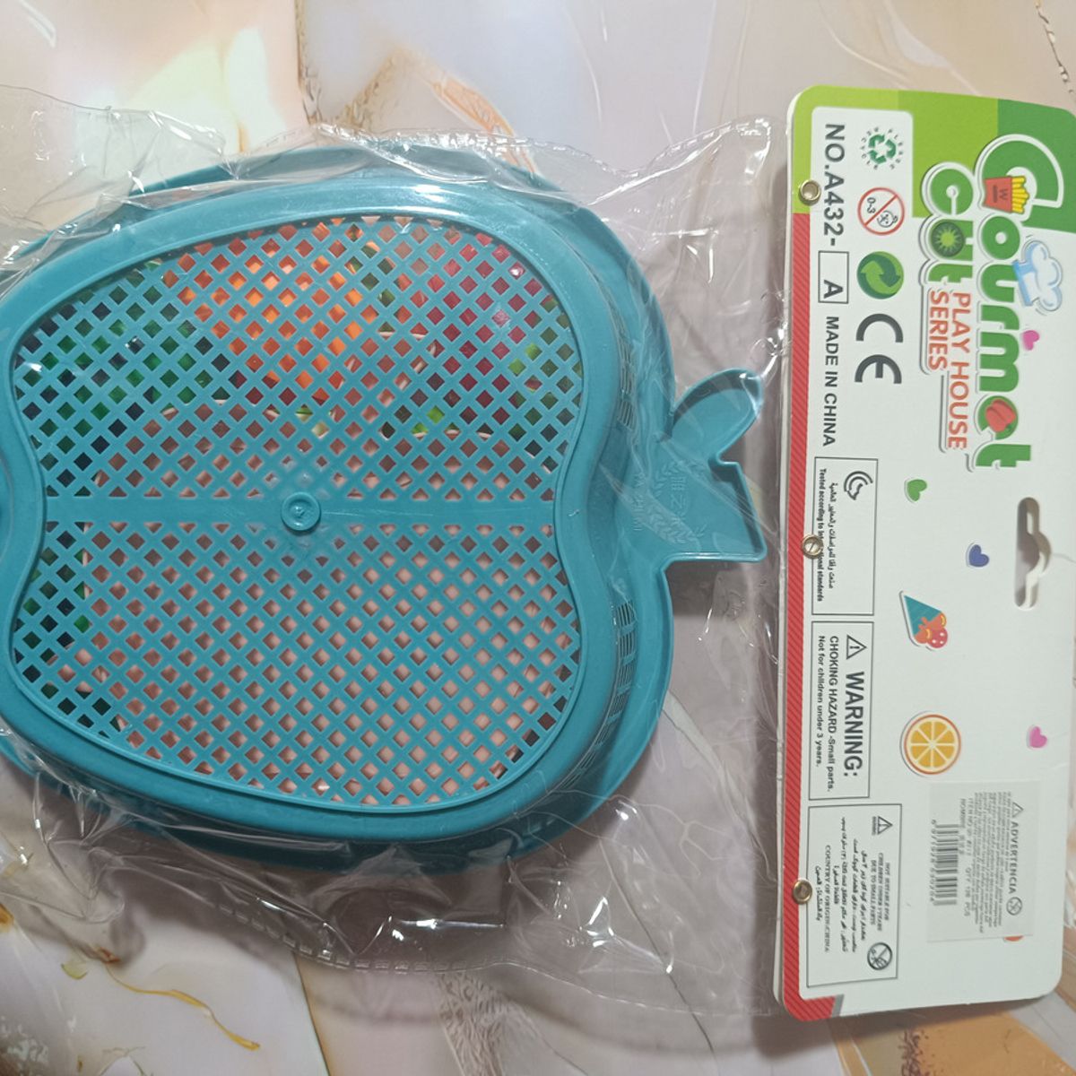 GENERICO - Canasta Frutera Juguete cocina verduras Con Corte Y Velcro