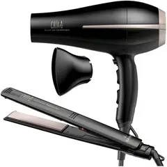 GAMA - Combo Secador + Plancha Chia Active Oil Technology