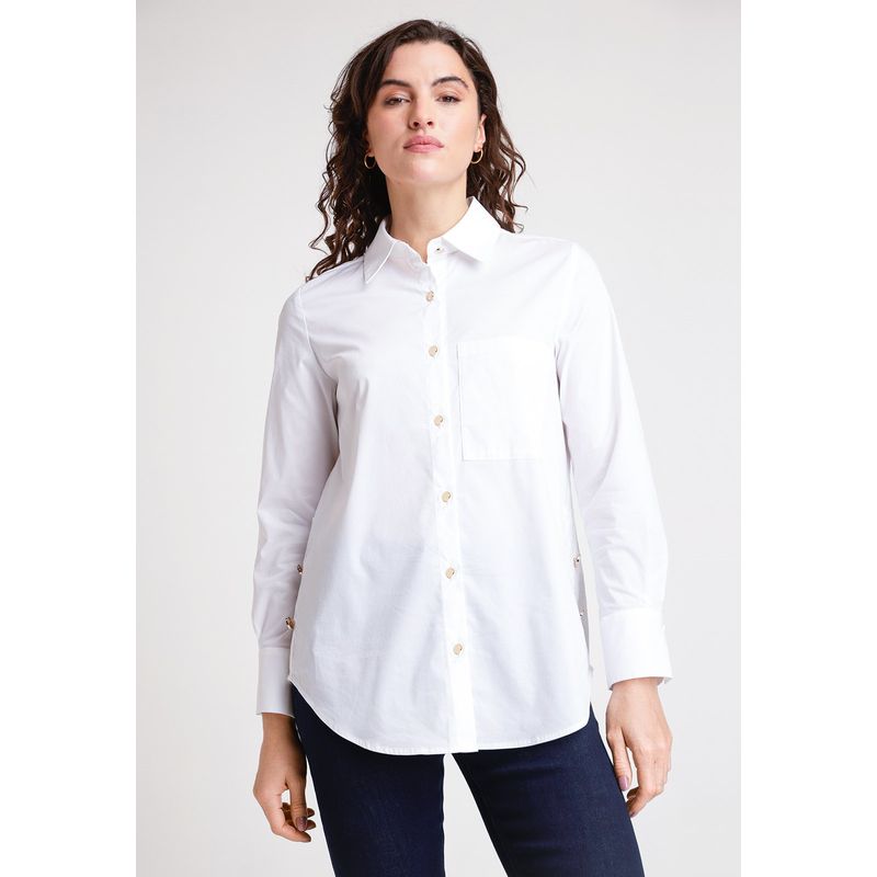 CANADIENNE - Blusa de Mujer Modelo Iria Color Blanco