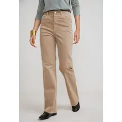 CANADIENNE - Pantalón Mujer Ishang Cotelé Beige