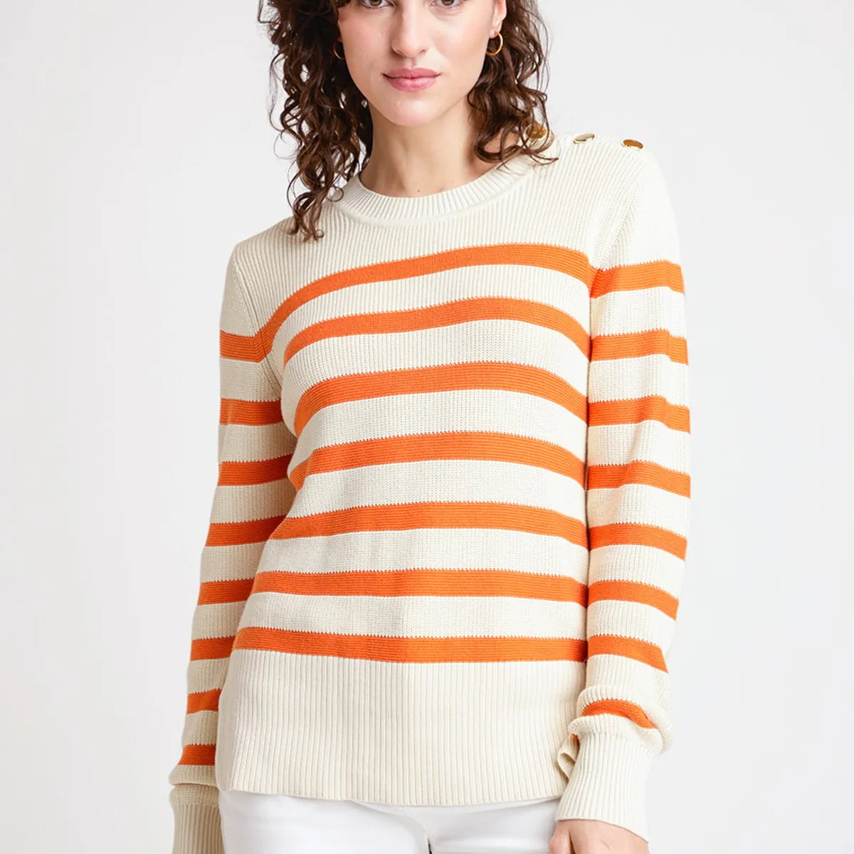 CANADIENNE - Tejido de Mujer Modelo Dora Color Crudo