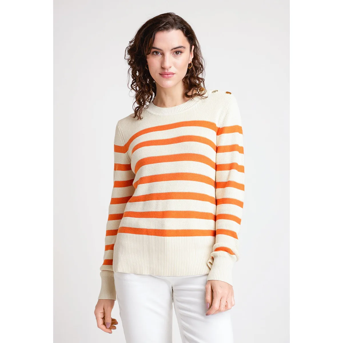 CANADIENNE - Tejido de Mujer Modelo Dora Color Crudo