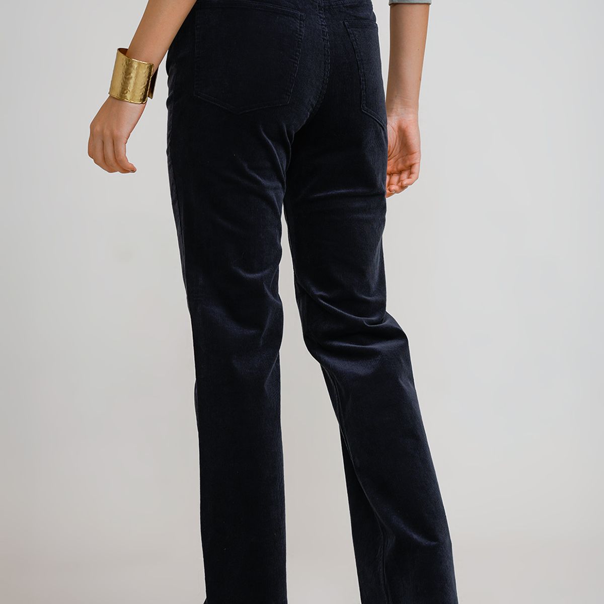 CANADIENNE - Pantalón Mujer Ishang Cotelé Marino