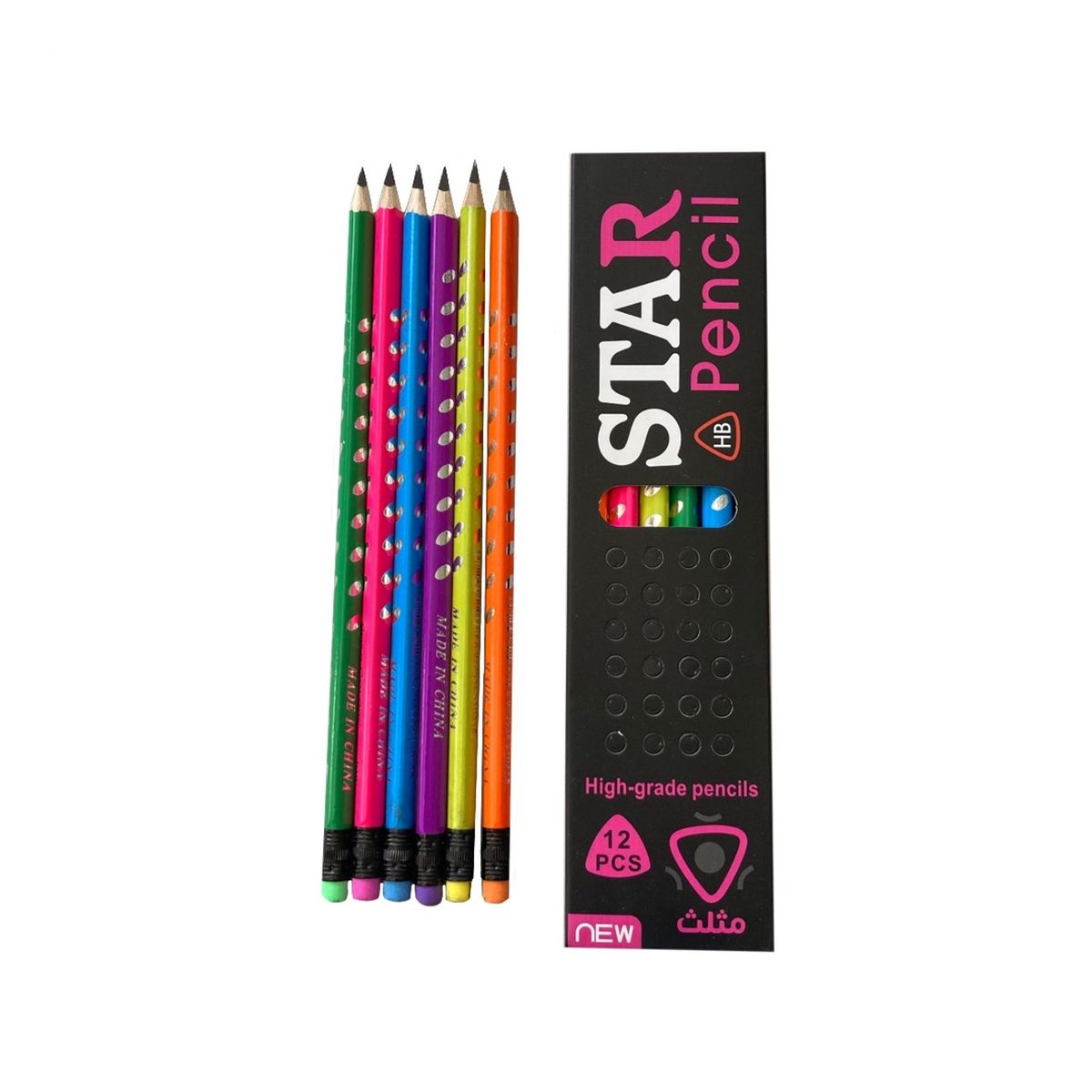 MOTARRO - Lápices graftito HB - 12 unidades