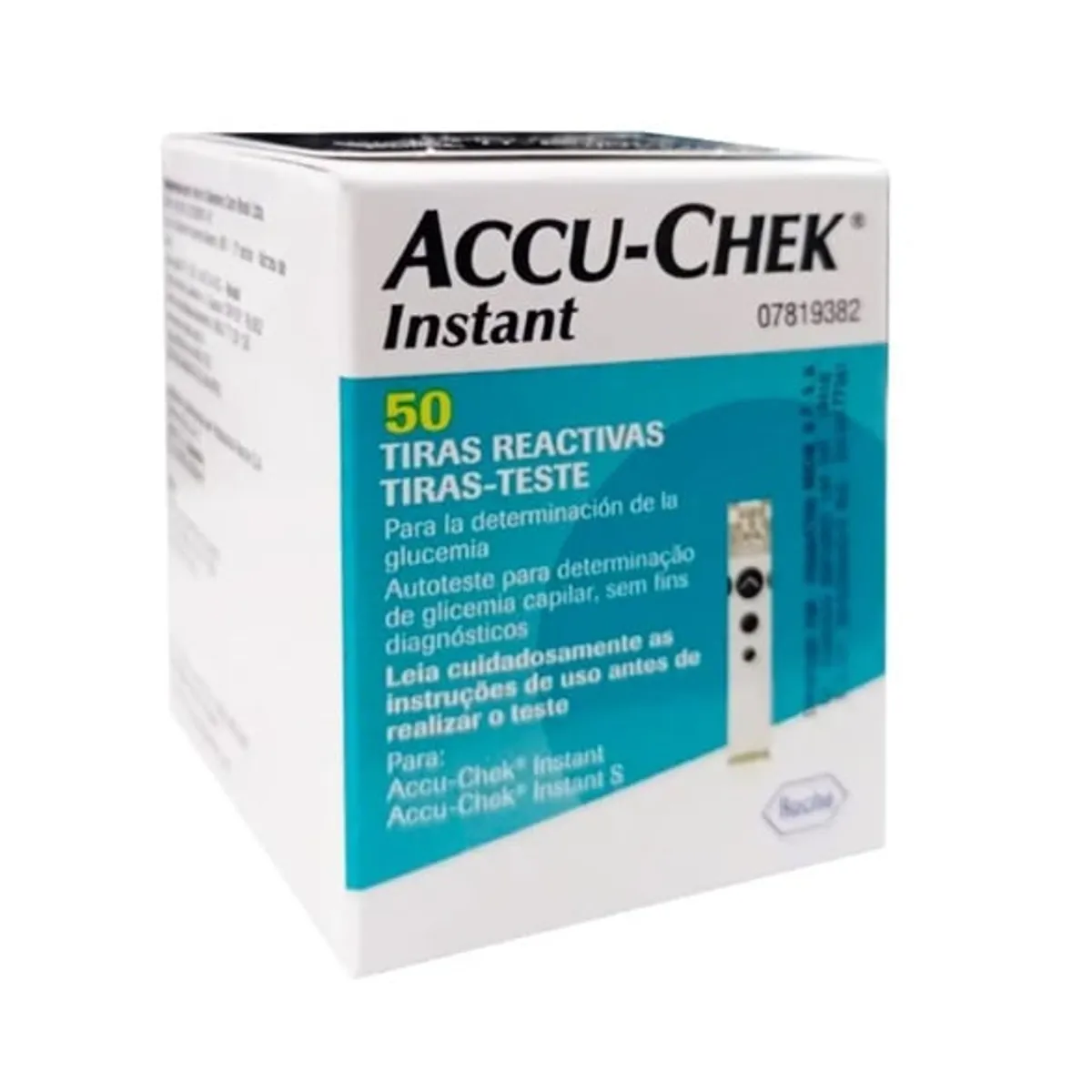 ACCU CHEK - 50 Tiras/ cintas Reactivas Accu Chek Instant