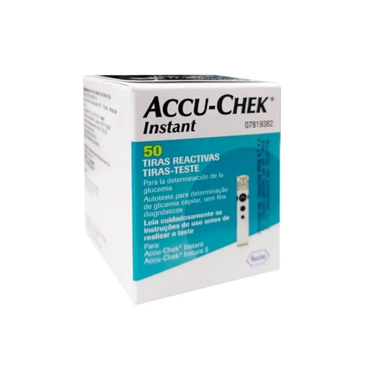 ACCU CHEK - 50 Tiras/ cintas Reactivas Accu Chek Instant