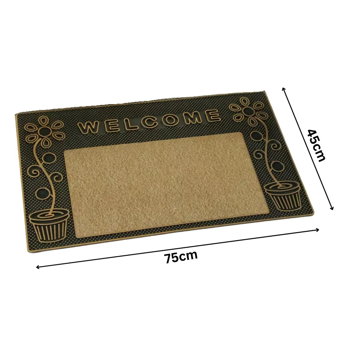 HOMESTAR - Limpiapié Bienvenida 75x45 cm