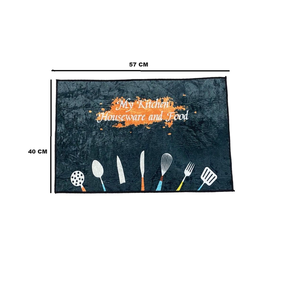 GENERICO - Set 2 alfombra antideslizante  alfombras para cocina