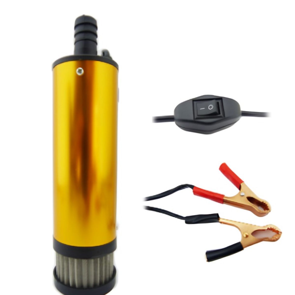 OEM - BOMBA ELECTRICA 12VOLT KENT ALUMINIO CON INTERRUPTOR