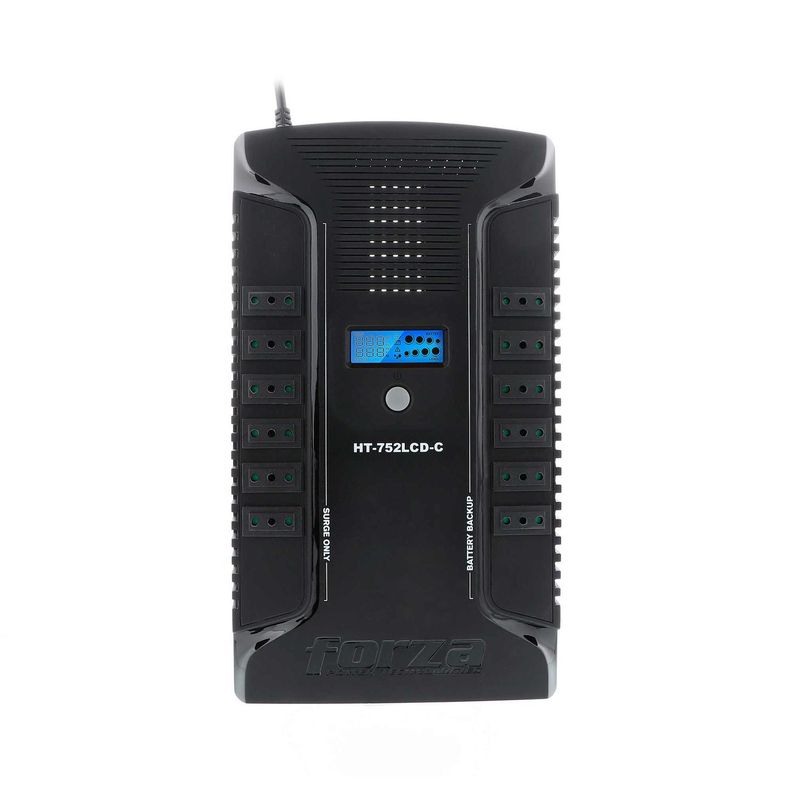 FORZA - UPS Forza 750 VA HT-752LCD-C Interactiva 12 salidas