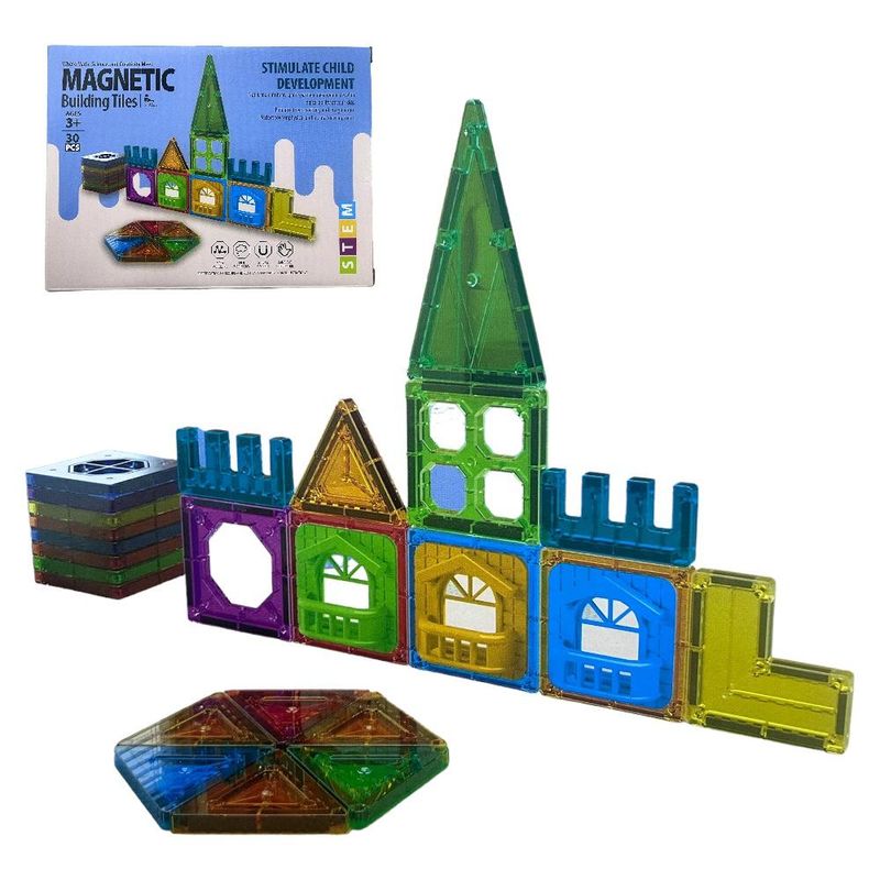GENERICO - Juego Magnético Bloques De Construcción Didáctico 30 Pcs