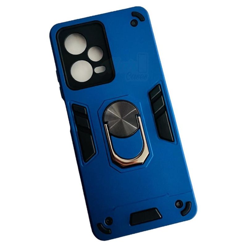GENERICO - Carcasa Para Xiaomi Redmi Note 12 Pro/ Pro+ Antigolpes Anillo Azul Rey