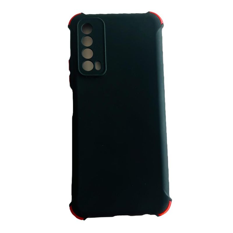 GENERICO - Carcasa Para Huawei Y7a Silicona Color Reforzada Negro