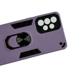 GENERICO - Carcasa Para Samsung A73 5g Anti Golpes Anillo Lila